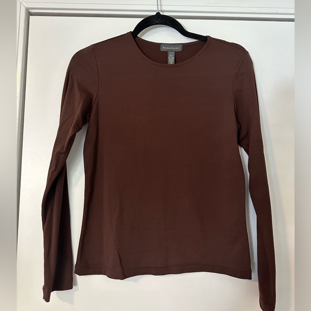 Banana Republic Brown Long Sleeve